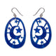 Moonlight Drop Navy Earrings