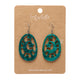 Moonlight Drop Green Earrings