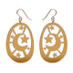 Moonlight Drop Gold Earrings