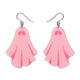 Ghostie Drop Earrings Pink