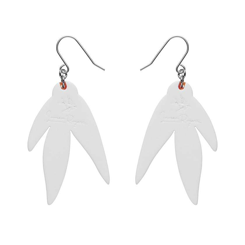 Gainful Gum Leaves Drop Earrings