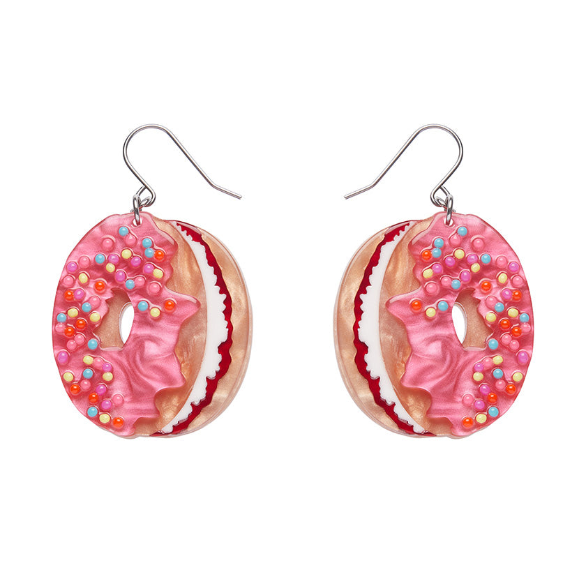 Donut Cake Drop Earrings