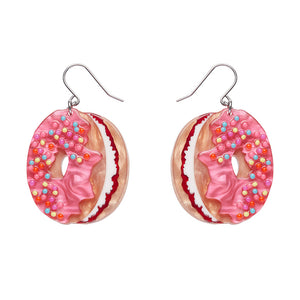 Donut Cake Drop Earrings