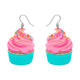 Iced Cupcake Drop Earrings