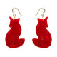 Charming Fox Drop Earrings