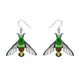 Glimmer the Hawk Moth Drop Earrings