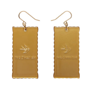 Golden Ticket Drop Earrings