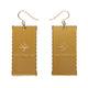 Golden Ticket Drop Earrings