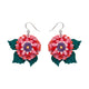 Dazzling Dahlia Drop Earrings