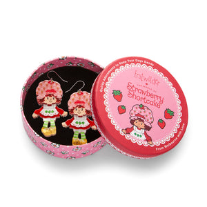 Sweet Strawberry Shortcake Drop Earrings
