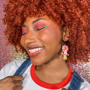 Sweet Strawberry Shortcake Drop Earrings