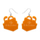 Cozy Custard Cat Drop Earrings
