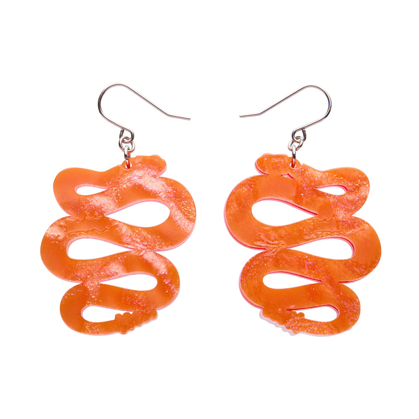 Rowdy Rattlesnake Drop Earrings