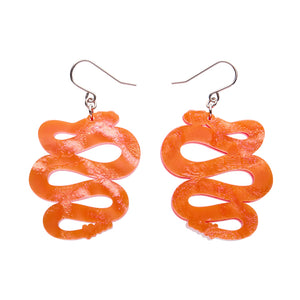 Rowdy Rattlesnake Drop Earrings