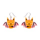 Winged Kitty Drop Earrings