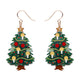 Christmas Tree Centre Piece Drop Earrings