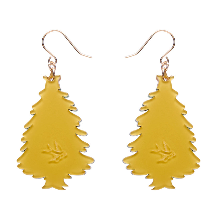 Christmas Tree Centre Piece Drop Earrings
