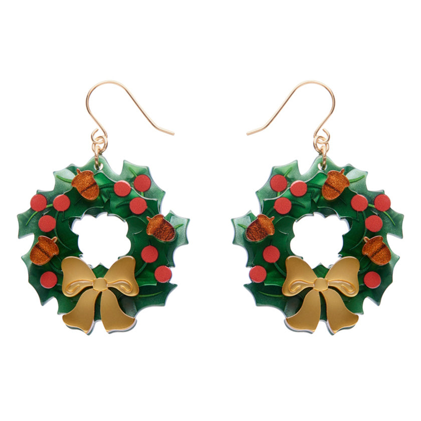 Forest Wreath Drop Earrings