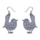 Superb Fairy Wren Drop Earrings