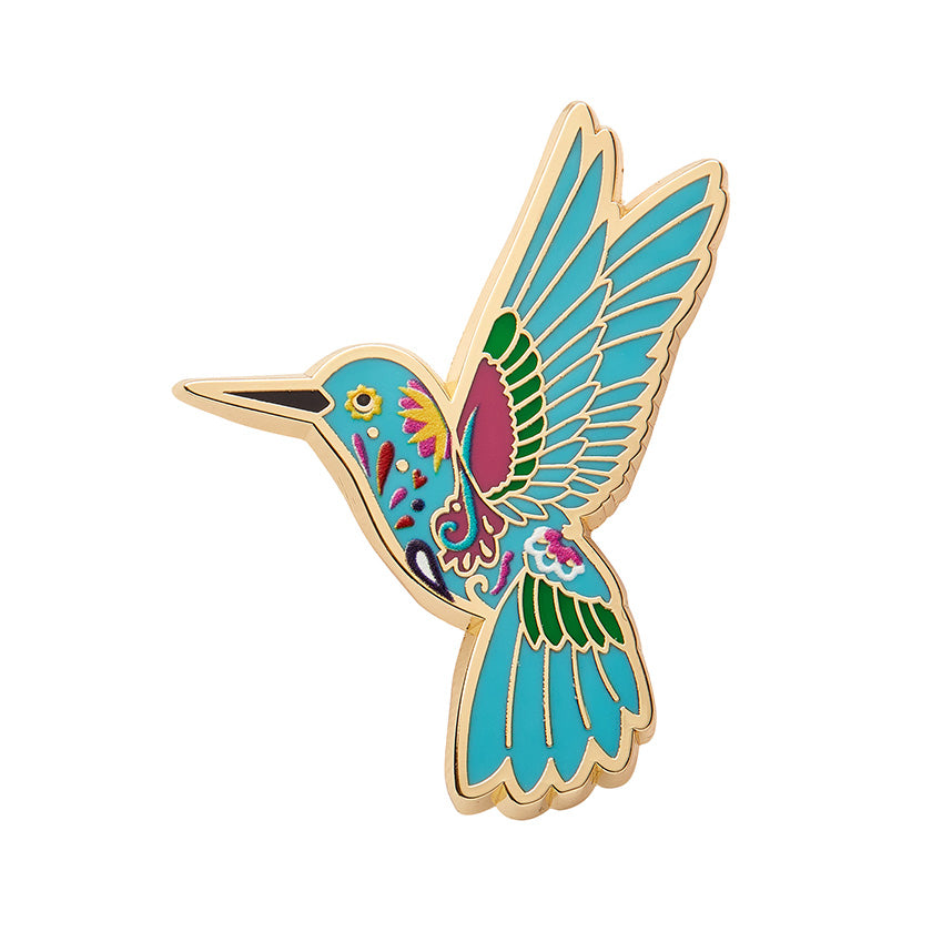 Frida's Hummingbird Enamel Pin