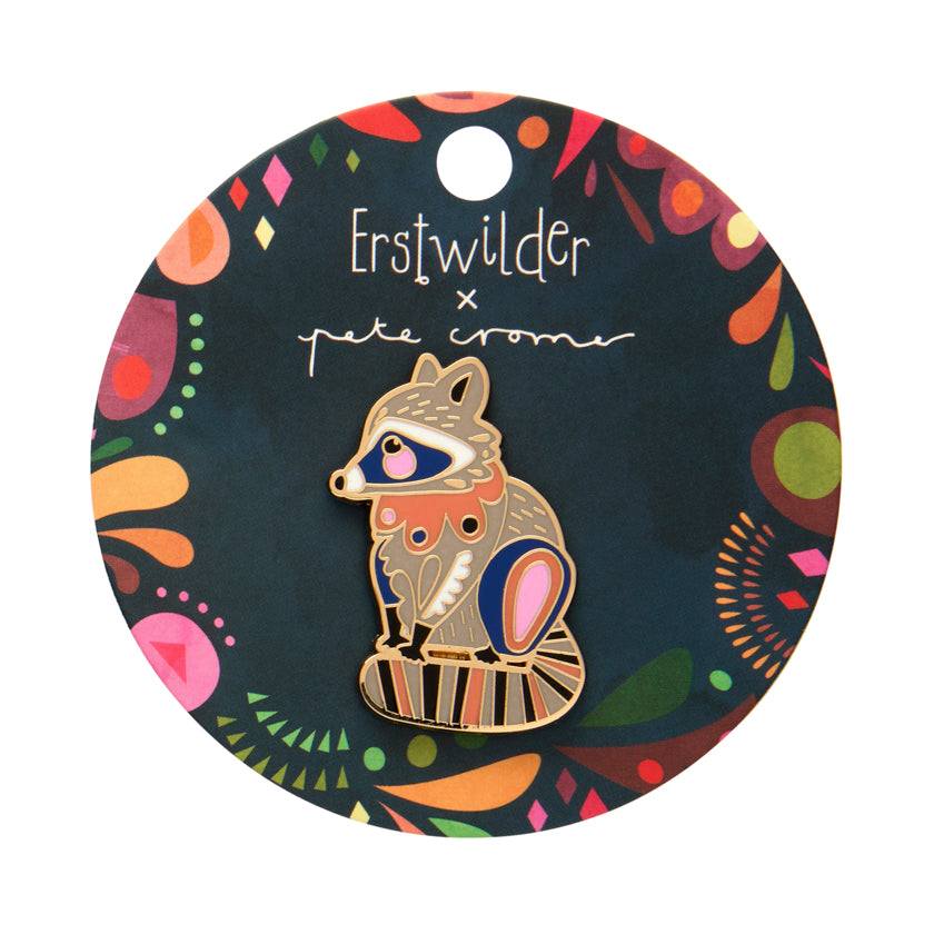 Resourceful Raccoon Enamel Pin