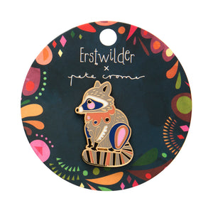 Resourceful Raccoon Enamel Pin