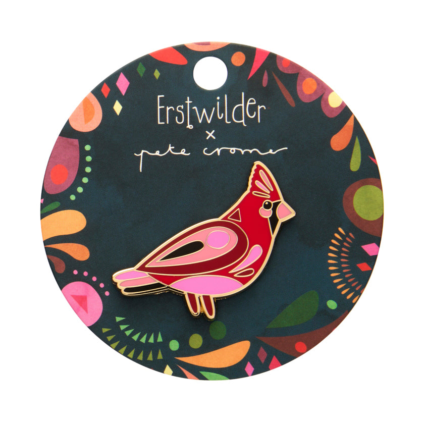 Notable Northern Cardinal Enamel Pin
