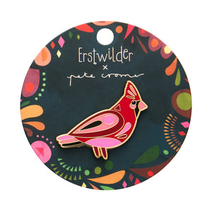 Notable Northern Cardinal Enamel Pin