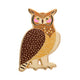 Grand Great Horned Owl Enamel Pin