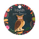 Grand Great Horned Owl Enamel Pin