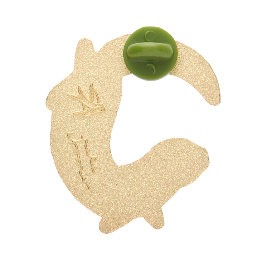 Outgoing Otter Enamel Pin