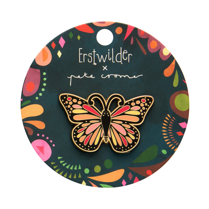 Magnificent Monarch Butterfly Enamel Pin