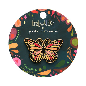 Magnificent Monarch Butterfly Enamel Pin