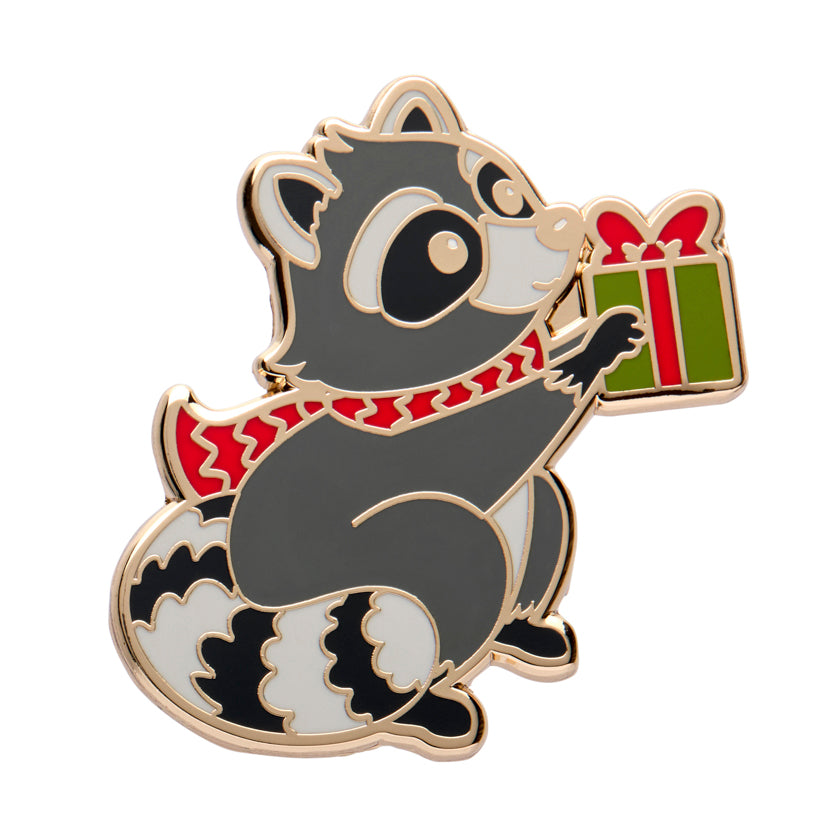 Rhi Rhi The Raccoon Enamel Pin