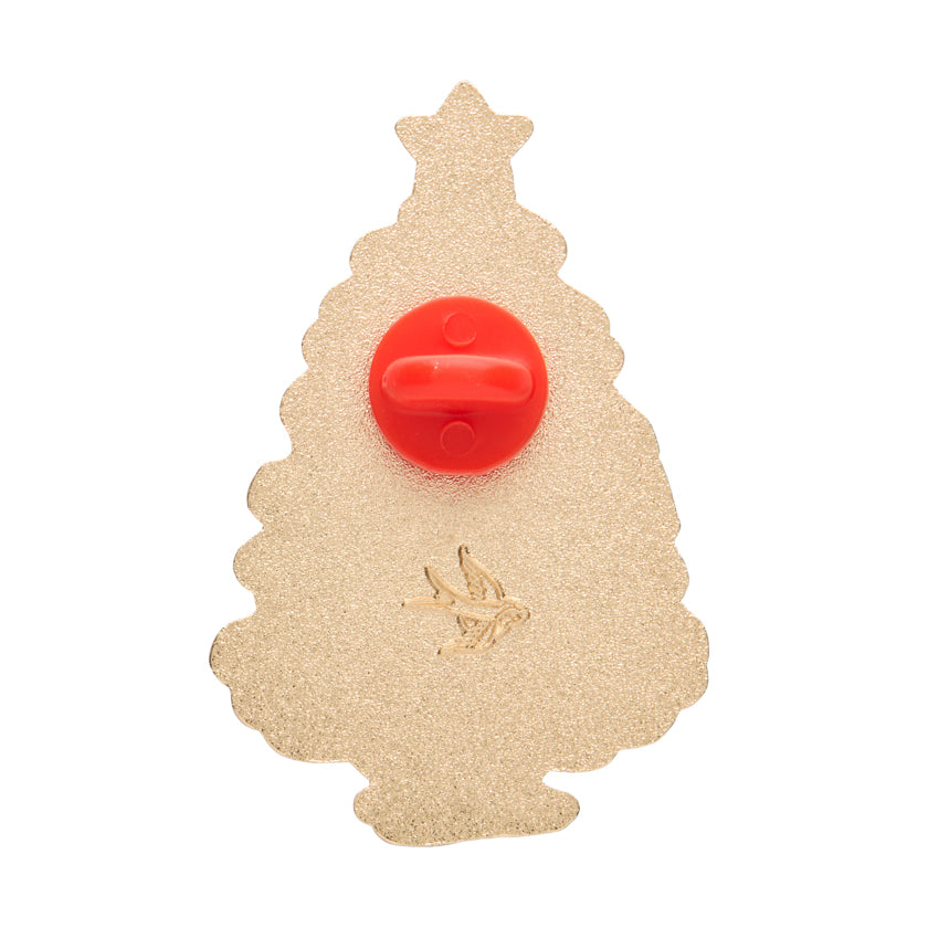 Christmas Tree Centre Piece Enamel Pin