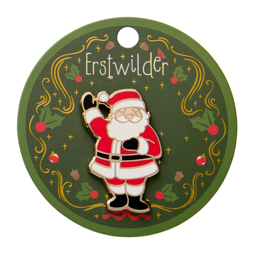 Santas Surprise Enamel Pin