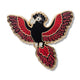 Kurri Kurri Marrpu (Red-Tailed Black Cockatoo) Enamel Pin