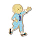 Moonface Enamel Pin