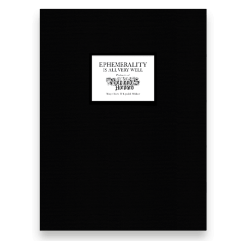 Tony Clark & Lyndal Walker: Ephemerality Is All Very Well: Portraits of Rowland S. Howard