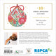 Christmas Card Wallet - RSPCA - Floral Bauble