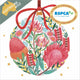 Christmas Card Wallet - RSPCA - Floral Bauble