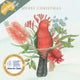 Christmas Card Wallet - CMRI - Floral King Parrot