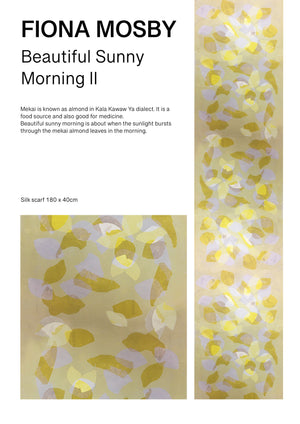 Beautiful Sunny Morning Silk Scarf - Fiona Mosby