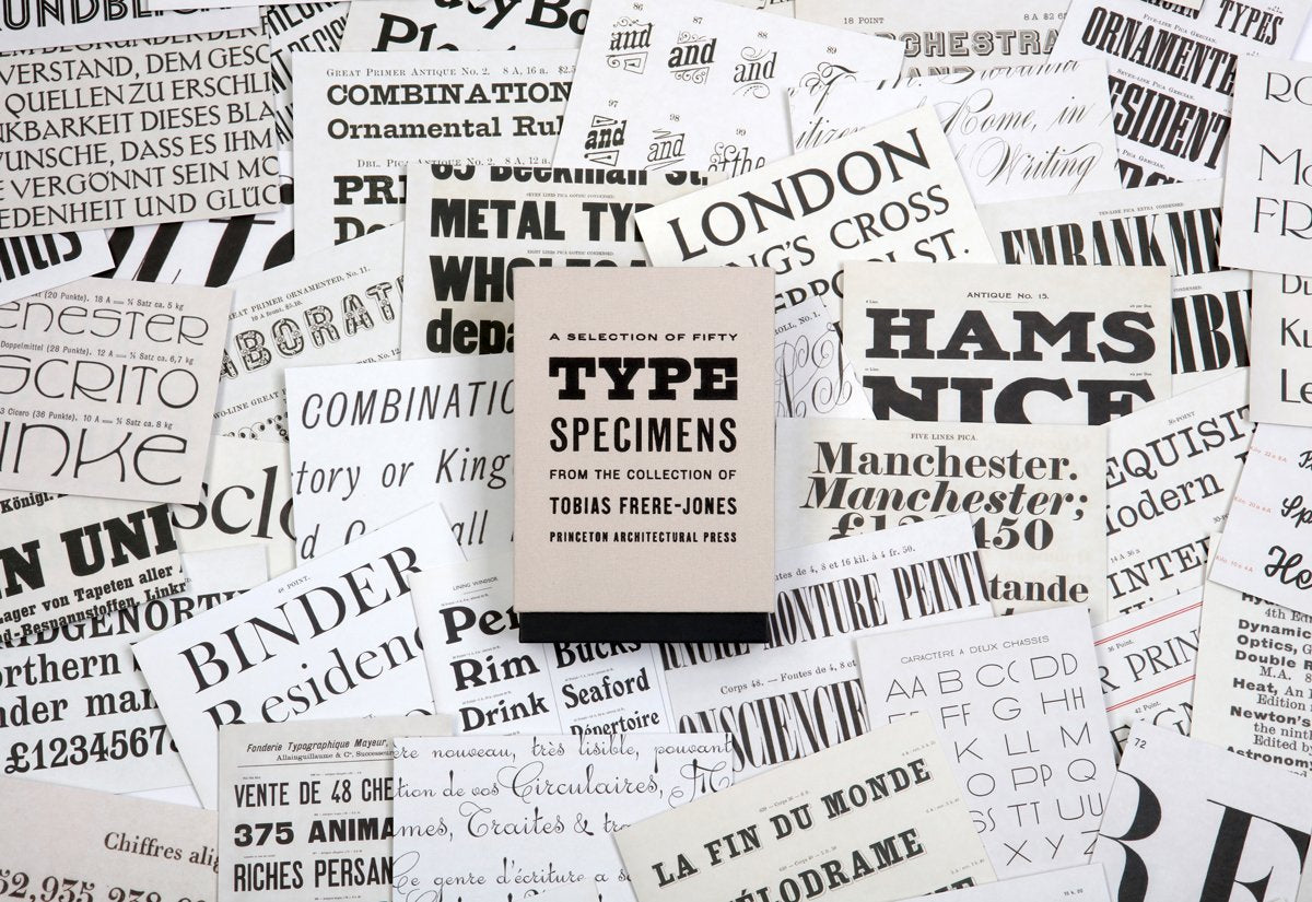 Fifty Type Specimens: From the Collection of Tobias Frere-Jones