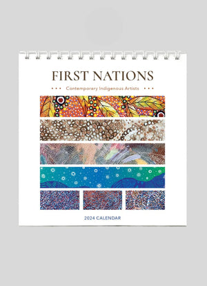 First Nations Contemporary Indigenous Art 2024 Desk Calendar
