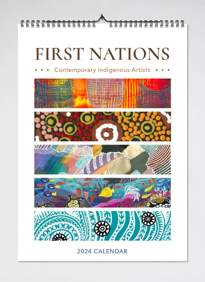 First Nations Contemporary Indigenous Art 2024 Wall Calendar
