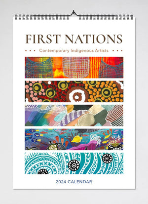 First Nations Contemporary Indigenous Art 2024 Wall Calendar