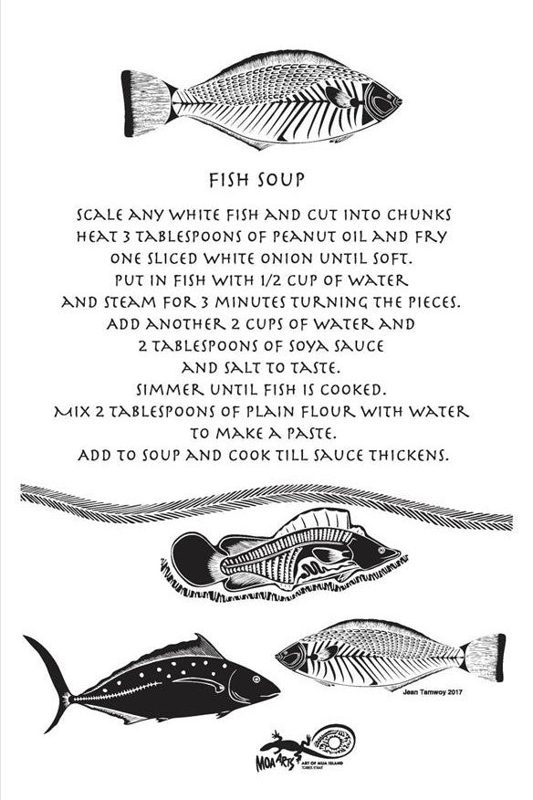 Fish Soup Tea Towel