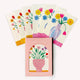 Floral Greeting Card Boxed Set  - 6 Cards Envelopes