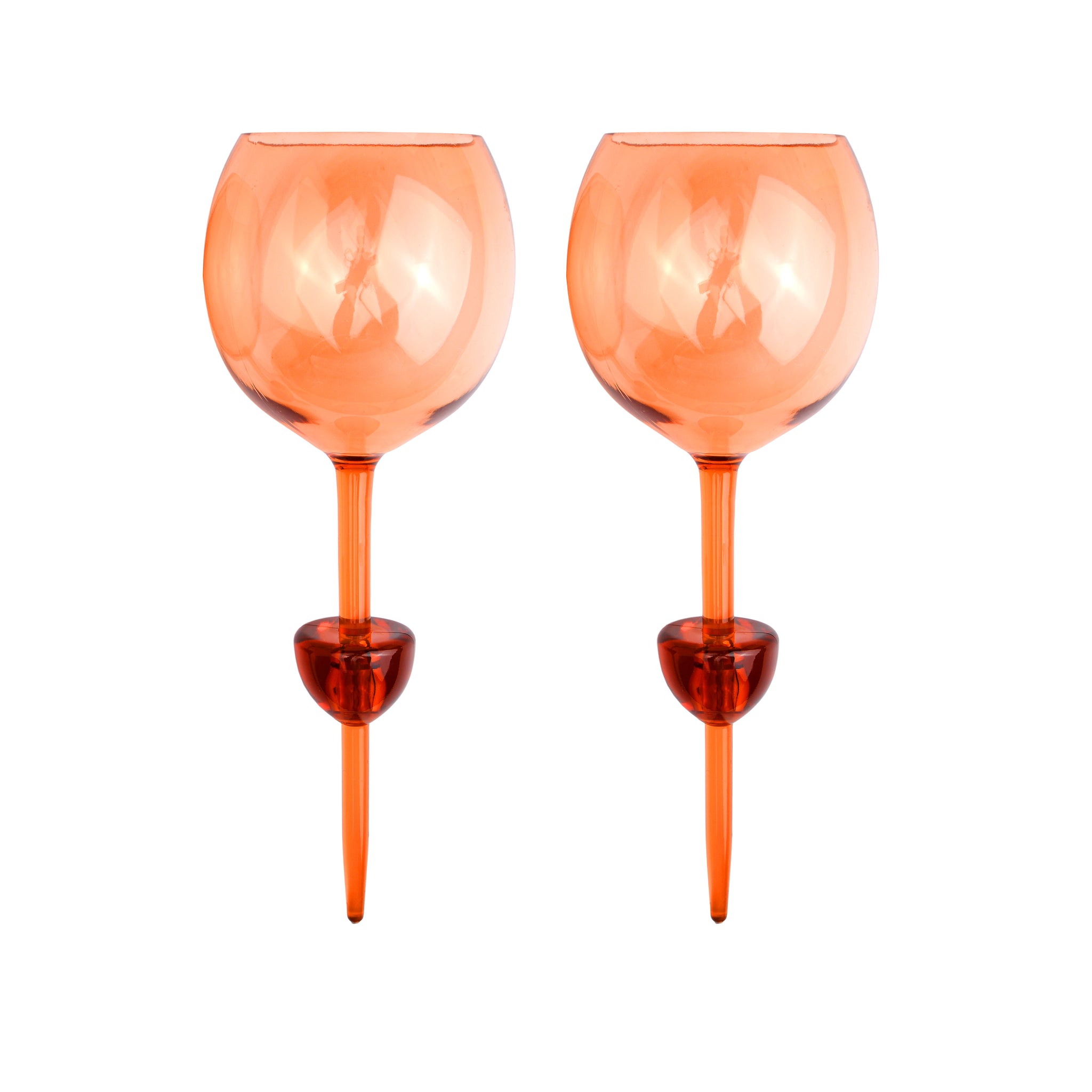 Bodie Riviera Glass Orange - Set of 2